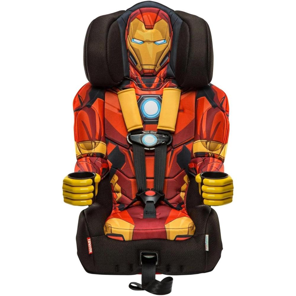 imageKidsEmbrace 2in1 Car Seat ForwardFacing Harness 26565 lbs amp Booster Mode 40100 lbs Latch Premium Fit with MultiPosition Headrest Harness amp ReclineIron Man