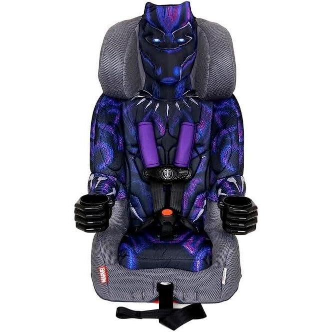 imageKidsEmbrace 2in1 Car Seat ForwardFacing Harness 26565 lbs amp Booster Mode 40100 lbs Latch Premium Fit with MultiPosition Headrest Harness amp ReclineBlack Panther