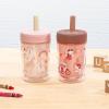 Zak Designs Bluey Capri Toddler Tumblers For Travel or At Home, 9oz 2-Pack Double Wall Plastic Sippy Cups With Leak-Proof Design is Perfect For Kids (Bluey, Bingo)(Fairy Tales  Rainbow Magic)