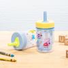 Zak Designs Bluey Capri Toddler Tumblers For Travel or At Home, 9oz 2-Pack Double Wall Plastic Sippy Cups With Leak-Proof Design is Perfect For Kids (Bluey, Bingo)(Peppa Pig)
