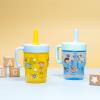 Zak Designs Bluey Capri Toddler Tumblers For Travel or At Home, 9oz 2-Pack Double Wall Plastic Sippy Cups With Leak-Proof Design is Perfect For Kids (Bluey, Bingo)(Toy Story (10oz))