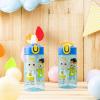 Zak Designs Bluey Kids Water Bottle Durable Plastic Spout Cover and Built-in Carrying Loop, Leak-Proof Water Design for Travel, (16oz, 2pc Set), 2pk(CoComelon 2pk)