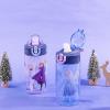 Zak Designs Bluey Kids Water Bottle Durable Plastic Spout Cover and Built-in Carrying Loop, Leak-Proof Water Design for Travel, (16oz, 2pc Set), 2pk(Disney Frozen (Anna & Elsa))