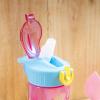 Zak Designs Bluey Kids Water Bottle Durable Plastic Spout Cover and Built-in Carrying Loop, Leak-Proof Water Design for Travel, (16oz, 2pc Set), 2pk(My Little Pony 2pk)