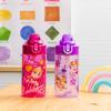 Zak Designs Bluey Kids Water Bottle Durable Plastic Spout Cover and Built-in Carrying Loop, Leak-Proof Water Design for Travel, (16oz, 2pc Set), 2pk(PAW Patrol (Skye & Friends))