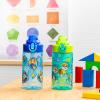 Zak Designs Bluey Kids Water Bottle Durable Plastic Spout Cover and Built-in Carrying Loop, Leak-Proof Water Design for Travel, (16oz, 2pc Set), 2pk(PAW Patrol (Chase & Friends))