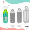 Zak Designs Bluey Kids Water Bottle Durable Plastic Spout Cover and Built-in Carrying Loop, Leak-Proof Water Design for Travel, (16oz, 2pc Set), 2pk(PAW Patrol (Chase & Friends))