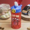 Zak Designs Bluey Kids Water Bottle Durable Plastic Spout Cover and Built-in Carrying Loop, Leak-Proof Water Design for Travel, (16oz, 2pc Set), 2pk(Spidey and His Amazing Friends 2pk)