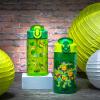 Zak Designs Bluey Kids Water Bottle Durable Plastic Spout Cover and Built-in Carrying Loop, Leak-Proof Water Design for Travel, (16oz, 2pc Set), 2pk(Teenage Mutant Ninja Turtles)