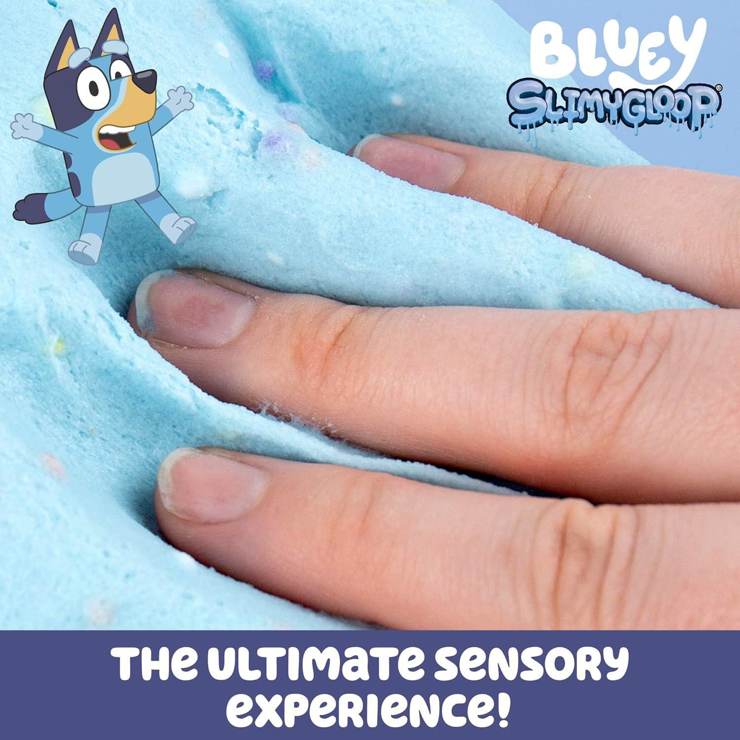 imageBluey SLIMYGLOOP MixEMS Muffin Cloud Slime MarshmallowScented Includes Glitter Foam Balls amp Collectible Muffin CharmBluey