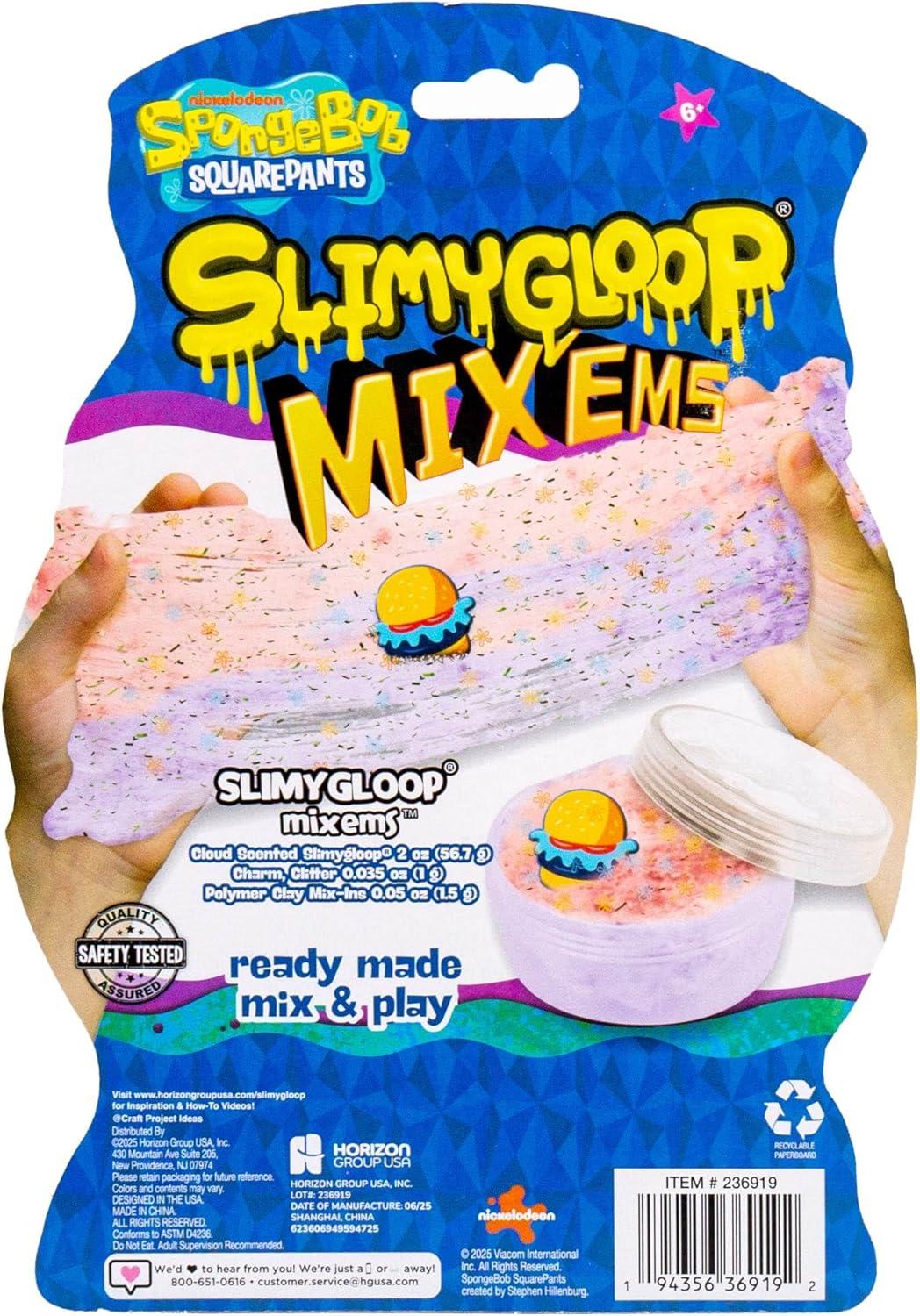 imageBluey SLIMYGLOOP MixEMS Muffin Cloud Slime MarshmallowScented Includes Glitter Foam Balls amp Collectible Muffin CharmSpongeBob Patrick