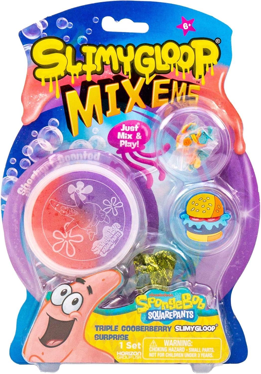 imageBluey SLIMYGLOOP MixEMS Muffin Cloud Slime MarshmallowScented Includes Glitter Foam Balls amp Collectible Muffin CharmSpongeBob Patrick