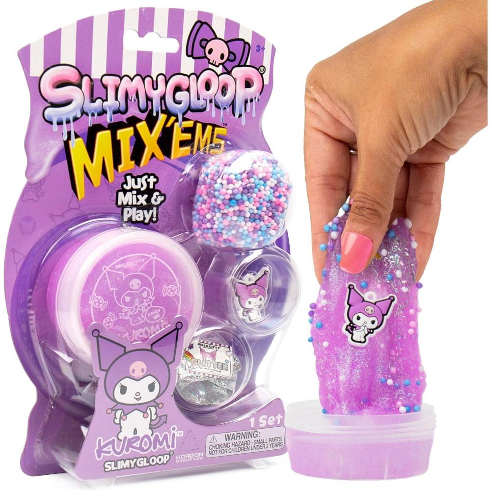 imageBluey SLIMYGLOOP MixEMS  Muffin Cloud Slime MarshmallowScented Includes Glitter Foam Balls amp Collectible Muffin CharmKuromi