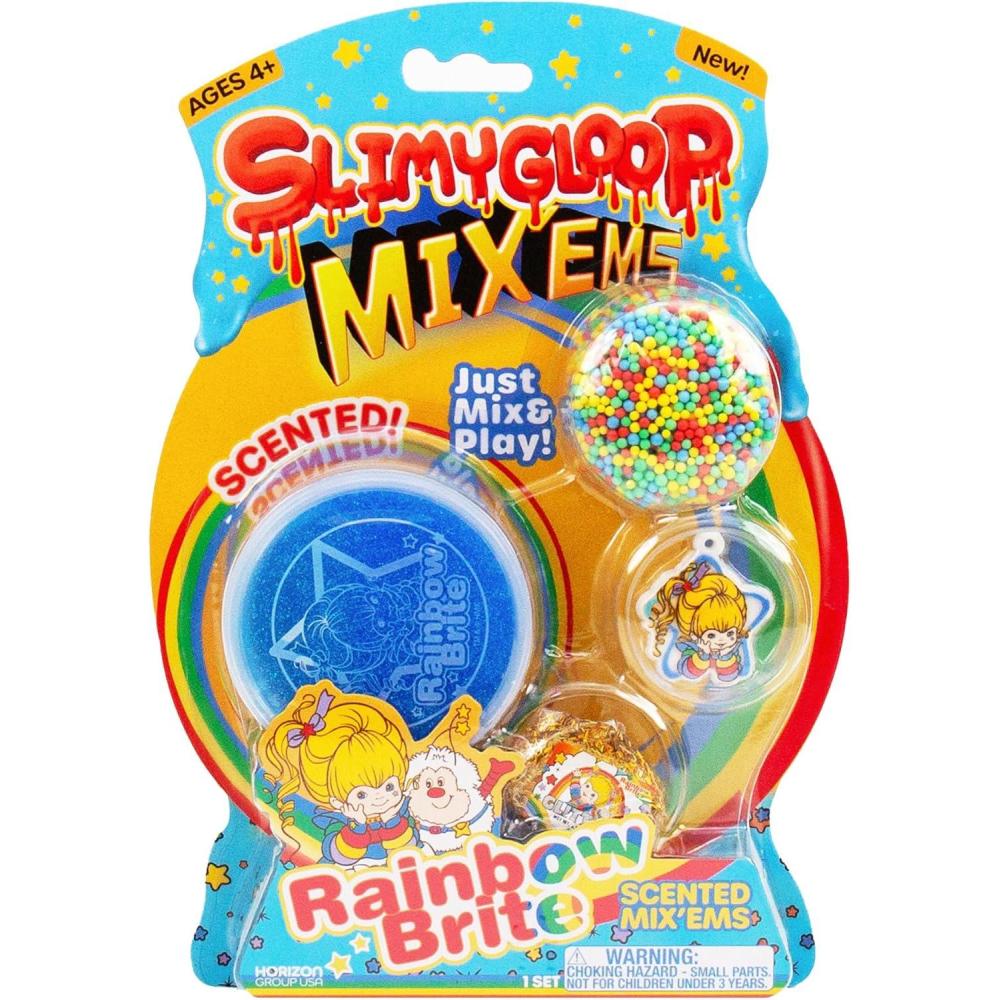imageBluey SLIMYGLOOP MixEMS Muffin Cloud Slime MarshmallowScented Includes Glitter Foam Balls amp Collectible Muffin CharmRainbow Brite