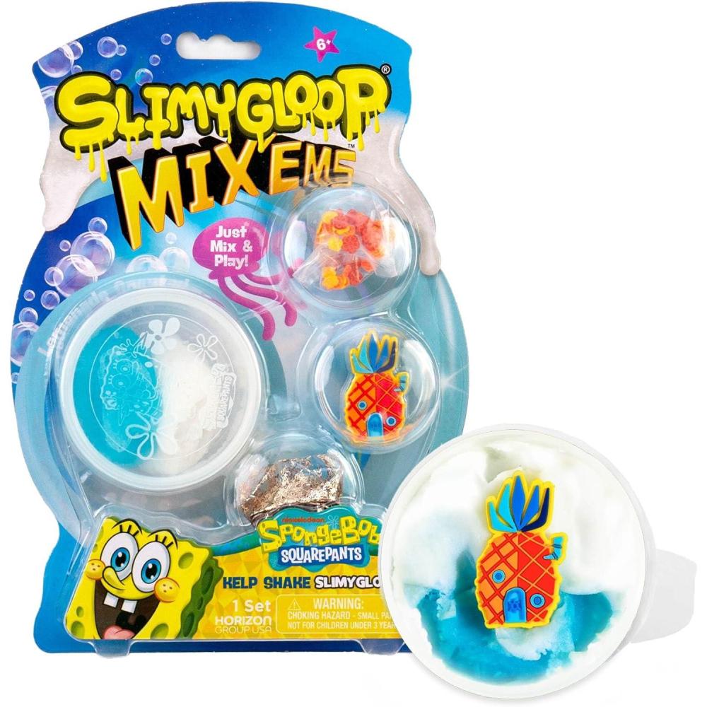 imageBluey SLIMYGLOOP MixEMS Muffin Cloud Slime MarshmallowScented Includes Glitter Foam Balls amp Collectible Muffin CharmSpongeBob Lemondae