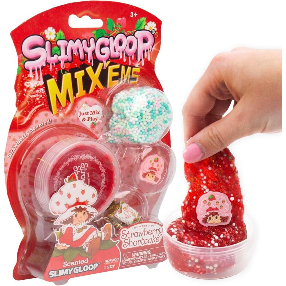 imageBluey SLIMYGLOOP MixEMS Muffin Cloud Slime MarshmallowScented Includes Glitter Foam Balls amp Collectible Muffin CharmStrawberry Shortcake Strawberry