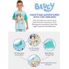 Bluey Drop Shoulder T-Shirt and Shorts Outfit Set Toddler to Big Kid Sizes (2T – 10-12)(Short Sleeve)