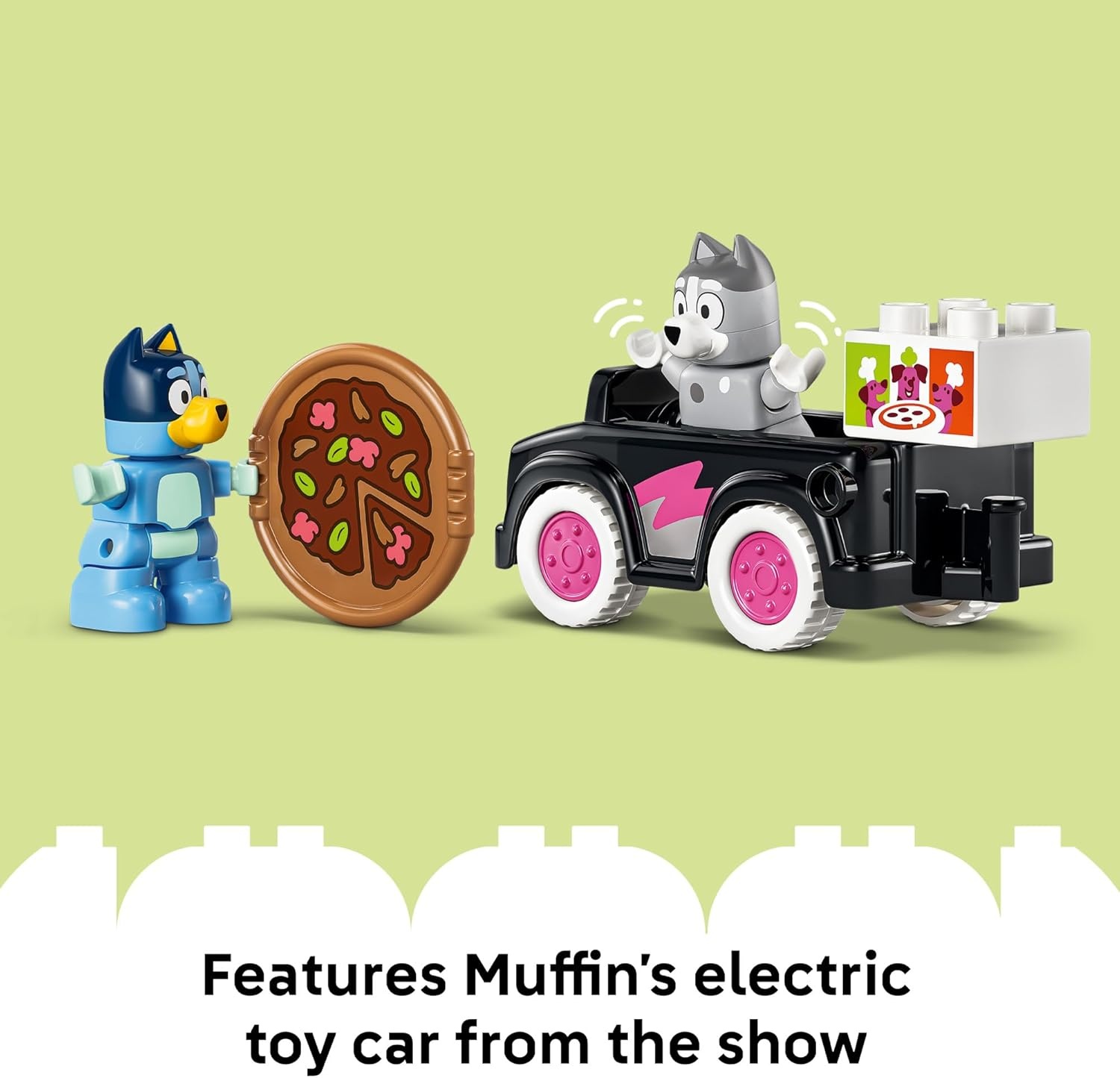 image:imageLEGO DUPLO Bluey Pizza Girls with Muffin and Bluey Learning and Building Toy for Toddlers Ages 2 Bluey Playset with 2 Toy Figures for Boys amp Girls Gift Idea for Birthdays 10469