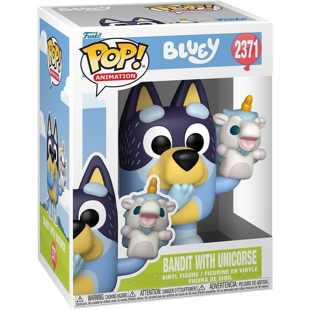 image:imageFunko Pop Animation Bluey  Bandit with Unicorse  Collectable Vinyl Figure  Gift Idea  Official Merchandise  Toys for Kids amp AdultsFans  Model Figure for Collectors and Display