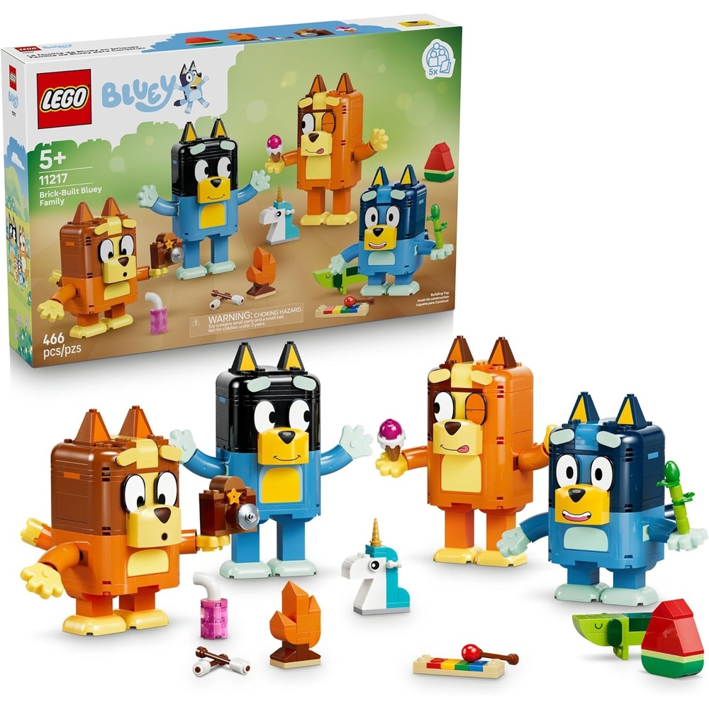 image:imageLEGO Bluey BrickBuilt Bluey Family Building Toy for Girls amp Boys Ages 5 Figures for Play or Display Kids Bedroom or Desk Decor Gift for Birthdays 11217