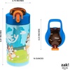 Zak Designs Bluey Sage Kids Water Bottle For School or Travel, 16oz Durable Plastic Water Bottle With Straw, Handle, and Leak-Proof, Pop-Up Spout Cover, 2-Pack Set (Bluey & Bingo)(Bluey Bottle 2pk)