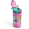 Zak Designs Bluey Sage Kids Water Bottle For School or Travel, 16oz Durable Plastic Water Bottle With Straw, Handle, and Leak-Proof, Pop-Up Spout Cover, 2-Pack Set (Bluey & Bingo)(Paw Patrol Skye Bottle 2pk)