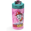 Zak Designs Bluey Sage Kids Water Bottle For School or Travel, 16oz Durable Plastic Water Bottle With Straw, Handle, and Leak-Proof, Pop-Up Spout Cover, 2-Pack Set (Bluey & Bingo)(Paw Patrol Skye Bottle 2pk)