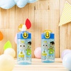 Zak Designs Bluey Sage Kids Water Bottle For School or Travel, 16oz Durable Plastic Water Bottle With Straw, Handle, and Leak-Proof, Pop-Up Spout Cover, 2-Pack Set (Bluey & Bingo)(CoComelon 2pk)