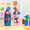 Zak Designs Bluey Sage Kids Water Bottle For School or Travel, 16oz Durable Plastic Water Bottle With Straw, Handle, and Leak-Proof, Pop-Up Spout Cover, 2-Pack Set (Bluey & Bingo)(Spidey and His Amazing Friends)