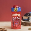 Zak Designs Bluey Sage Kids Water Bottle For School or Travel, 16oz Durable Plastic Water Bottle With Straw, Handle, and Leak-Proof, Pop-Up Spout Cover, 2-Pack Set (Bluey & Bingo)(Spidey and His Amazing Friends 2pk)
