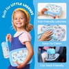 Bentgo + BLUEY 3-Piece Lunchtime Trio Set – Leak-Proof Kids Prints 5-Compartment Bento Lunch Box, Insulated Lightweight Tote Bag, & Durable Bite & Sip Water Bottle Bundle for Age 3+ (Hearts & Crafts)(Play Day)