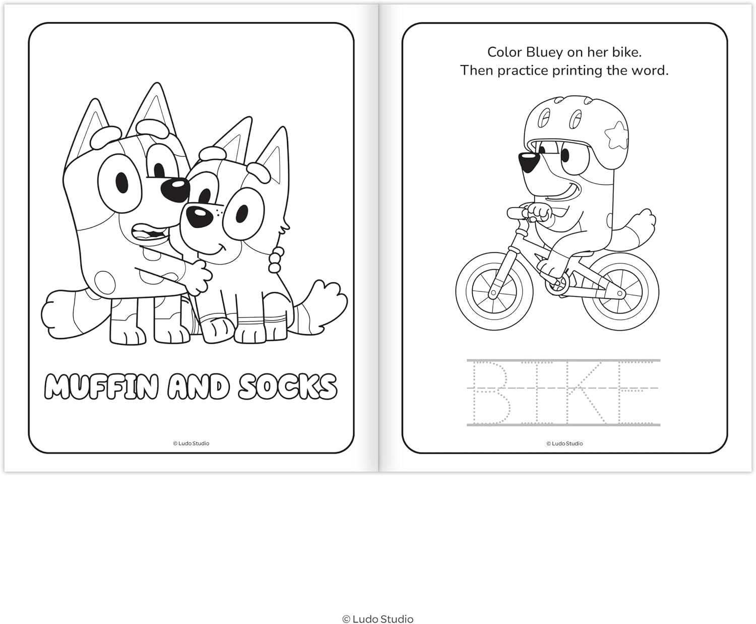 image:imageBluey Imagine Ink Water Surprise Doodle Mat MessFree Reusable Drawing Activity Set Water Pens Stencils Stamps Coloring Book for Kids Ages 3Bluey