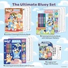 Bluey Coloring Book Bundle for Kids – 4-Pack Activity Set with Jumbo Coloring Book, Crayons, Stamper Markers, Stickers, and Mess-Free Imagine Ink Magic Pictures, Ages 3+