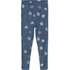 Bluey Girls T-Shirt and Denim Leggings Outfit Set Toddler to Big Kid Sizes (2T – 10-12)(Lavender / Blue)