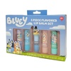 Bluey 5 Piece Flavored Lip Balm Set with Bluey Topper