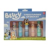 Bluey 5 Piece Flavored Lip Balm Set with Bluey Topper