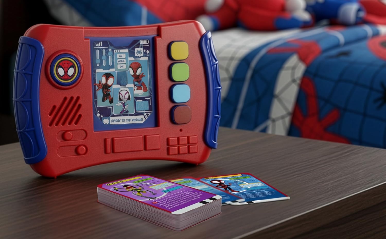image:imageBluey Toy Ready Set Find Card Reader Includes Toddler Games for Fans of Bluey ToysSpidey