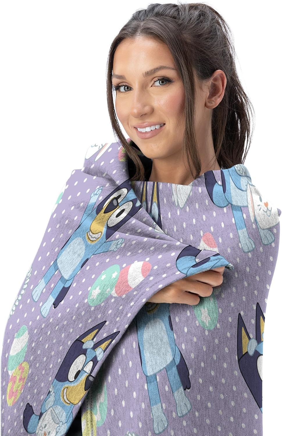 image:imageNorthwest Bluey Bunny Pup Throw Blanket Oversized Silk Touch Throw UltraSoft Lightweight Fleece Dcor 50 x 70 inchesBluey Bunny Pup