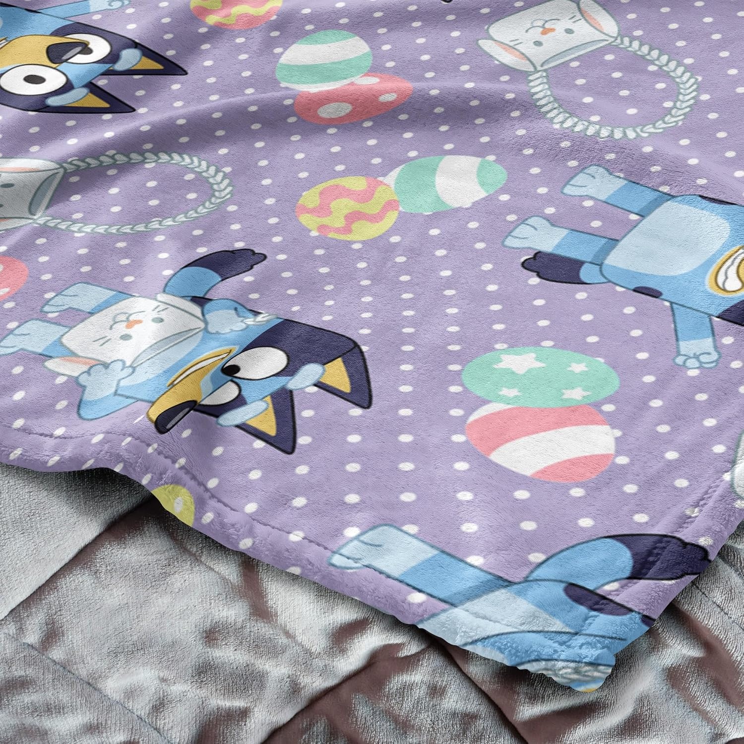 image:imageNorthwest Bluey Bunny Pup Throw Blanket Oversized Silk Touch Throw UltraSoft Lightweight Fleece Dcor 50 x 70 inchesBluey Bunny Pup