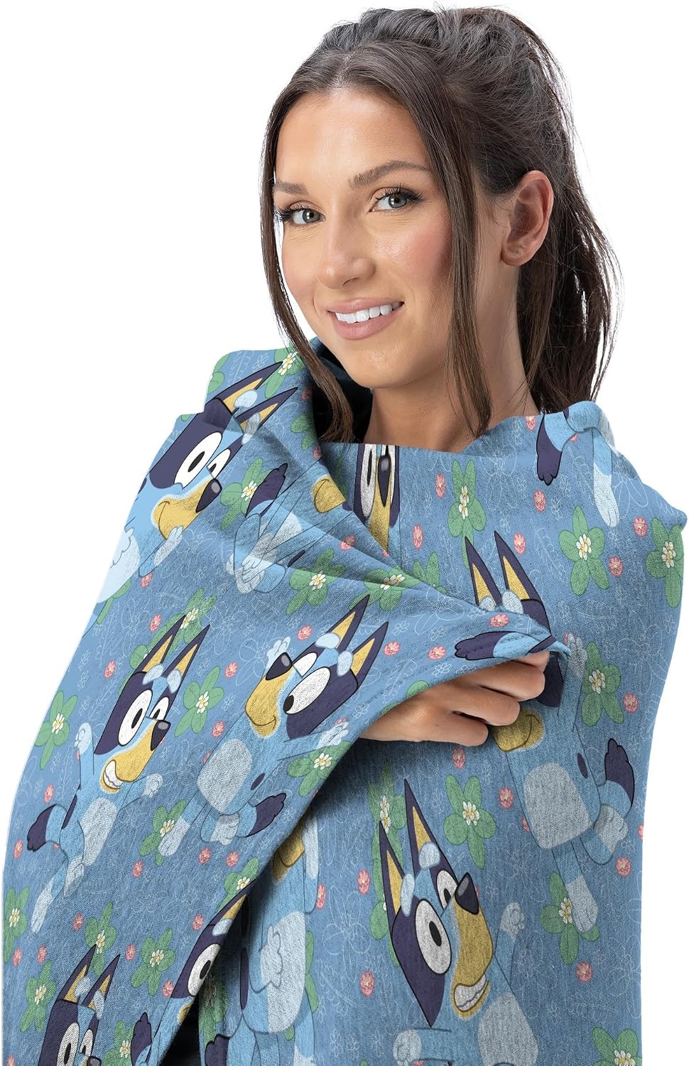 image:imageNorthwest Bluey Bunny Pup Throw Blanket Oversized Silk Touch Throw UltraSoft Lightweight Fleece Dcor 50 x 70 inchesBluey Time to Frolic