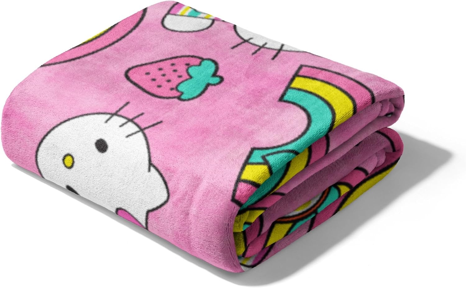 image:imageNorthwest Bluey Bunny Pup Throw Blanket Oversized Silk Touch Throw UltraSoft Lightweight Fleece Dcor 50 x 70 inchesHello Kitty Tie Dye Rainbow