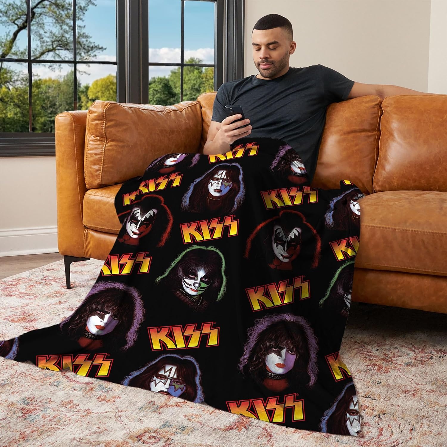 image:imageNorthwest Bluey Bunny Pup Throw Blanket Oversized Silk Touch Throw UltraSoft Lightweight Fleece Dcor 50 x 70 inchesKiss Portraits