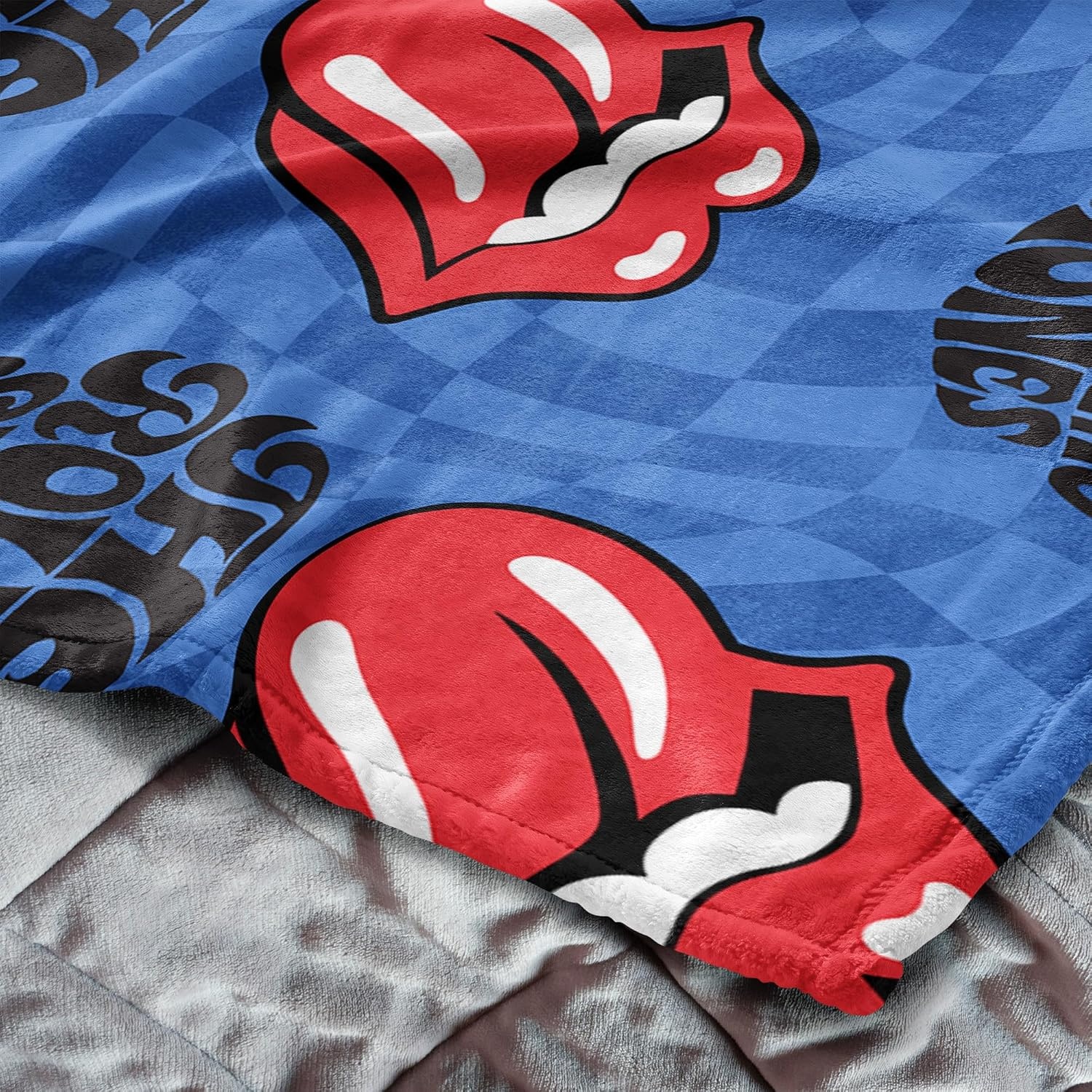 image:imageNorthwest Bluey Bunny Pup Throw Blanket Oversized Silk Touch Throw UltraSoft Lightweight Fleece Dcor 50 x 70 inchesThe Rolling Stones Checkered