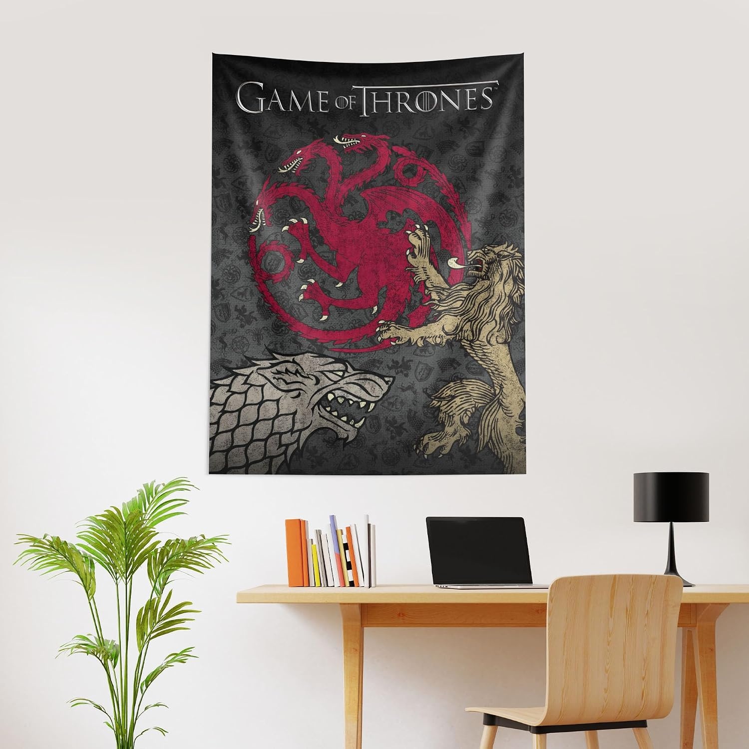image:imageNorthwest Bluey Happy Explorers Wall Hanging Tapestry Nursery Playroom Decor Lightweight Washable Fade Resistant 40x57 inchesGame of Thrones Snarling Sigils