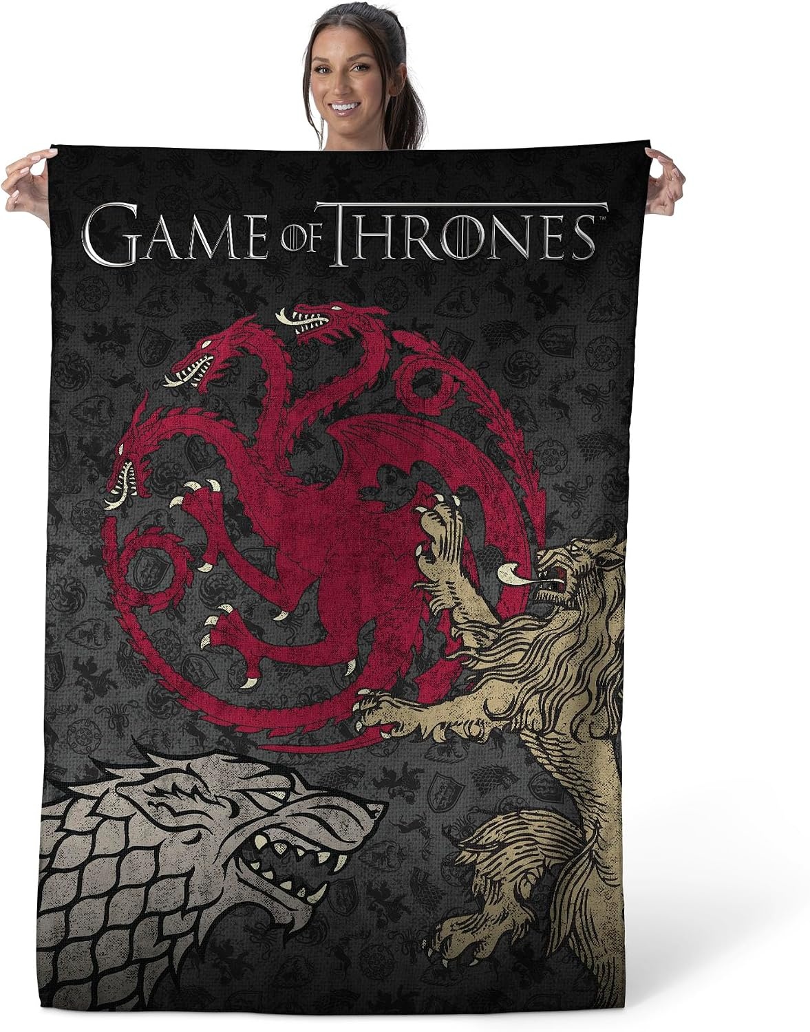 image:imageNorthwest Bluey Happy Explorers Wall Hanging Tapestry Nursery Playroom Decor Lightweight Washable Fade Resistant 40x57 inchesGame of Thrones Snarling Sigils