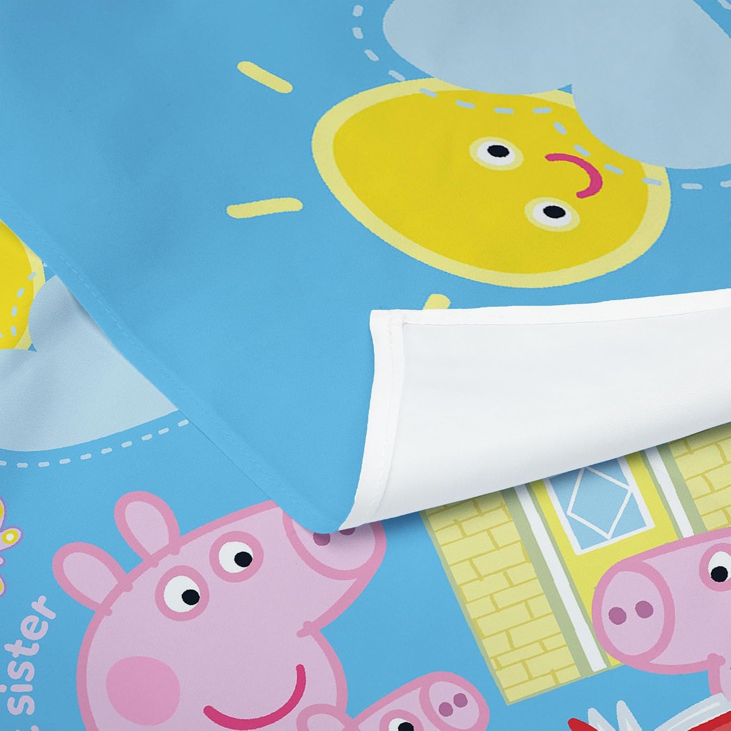 image:imageNorthwest Bluey Happy Explorers Wall Hanging Tapestry Nursery Playroom Decor Lightweight Washable Fade Resistant 40x57 inchesPeppa Pig Sibling Time