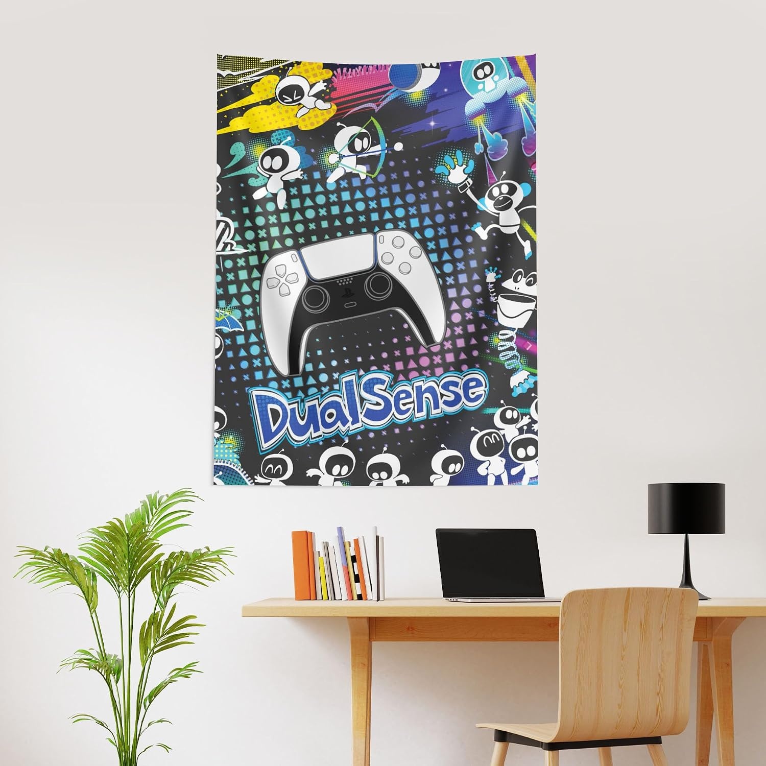 image:imageNorthwest Bluey Happy Explorers Wall Hanging Tapestry Nursery Playroom Decor Lightweight Washable Fade Resistant 40x57 inchesPlaystation Astro Bot