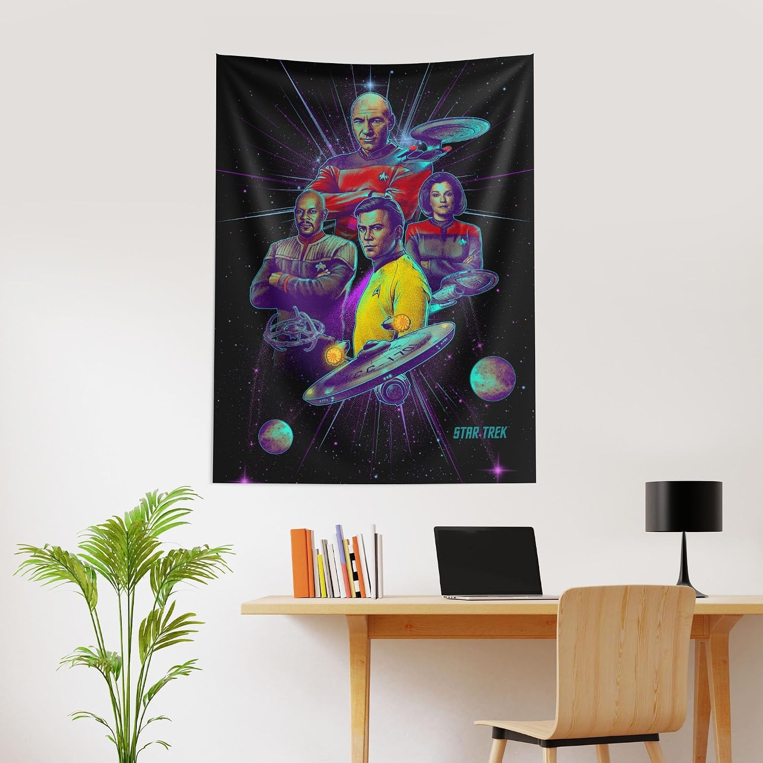 image:imageNorthwest Bluey Happy Explorers Wall Hanging Tapestry Nursery Playroom Decor Lightweight Washable Fade Resistant 40x57 inchesStar Trek Captains Orders