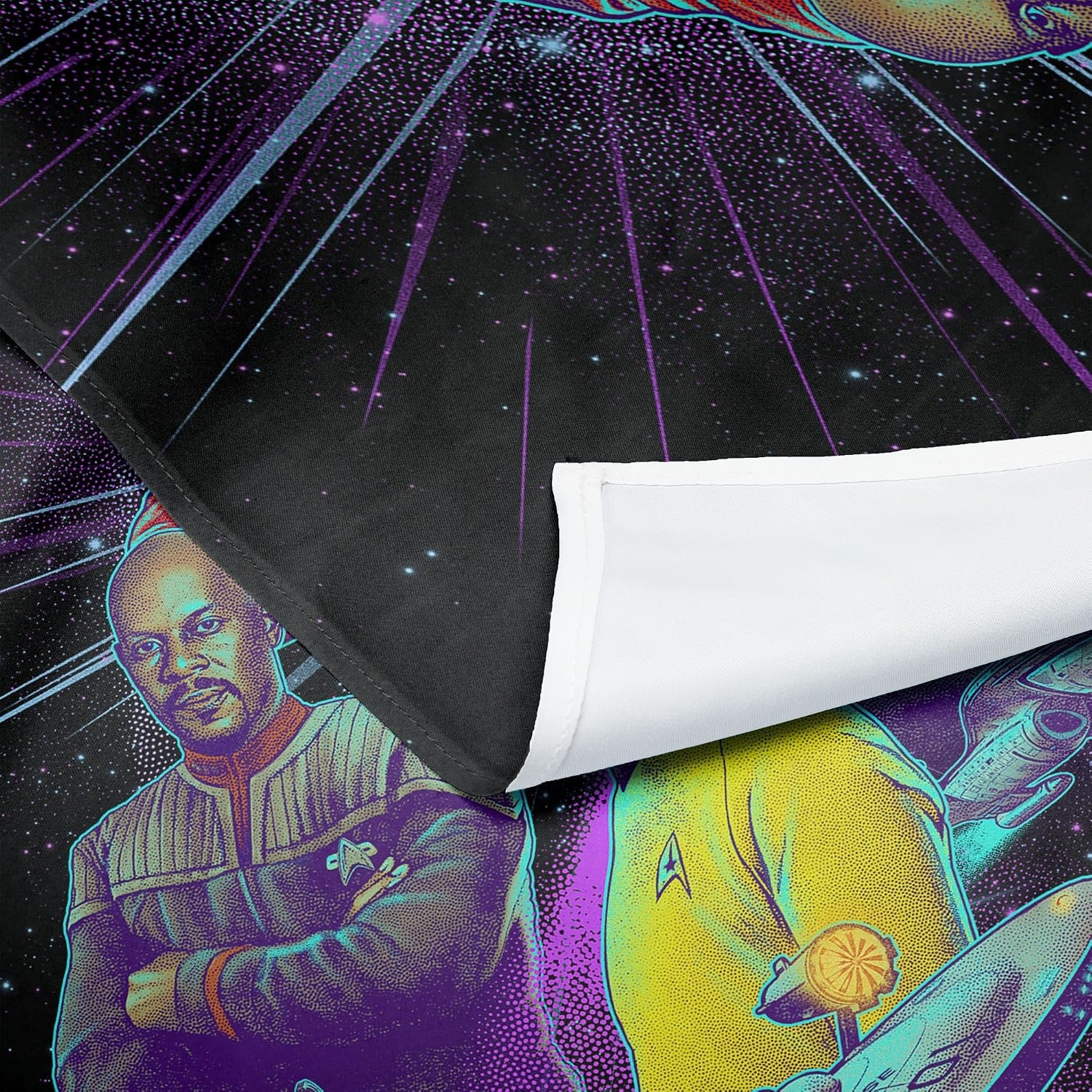 image:imageNorthwest Bluey Happy Explorers Wall Hanging Tapestry Nursery Playroom Decor Lightweight Washable Fade Resistant 40x57 inchesStar Trek Captains Orders