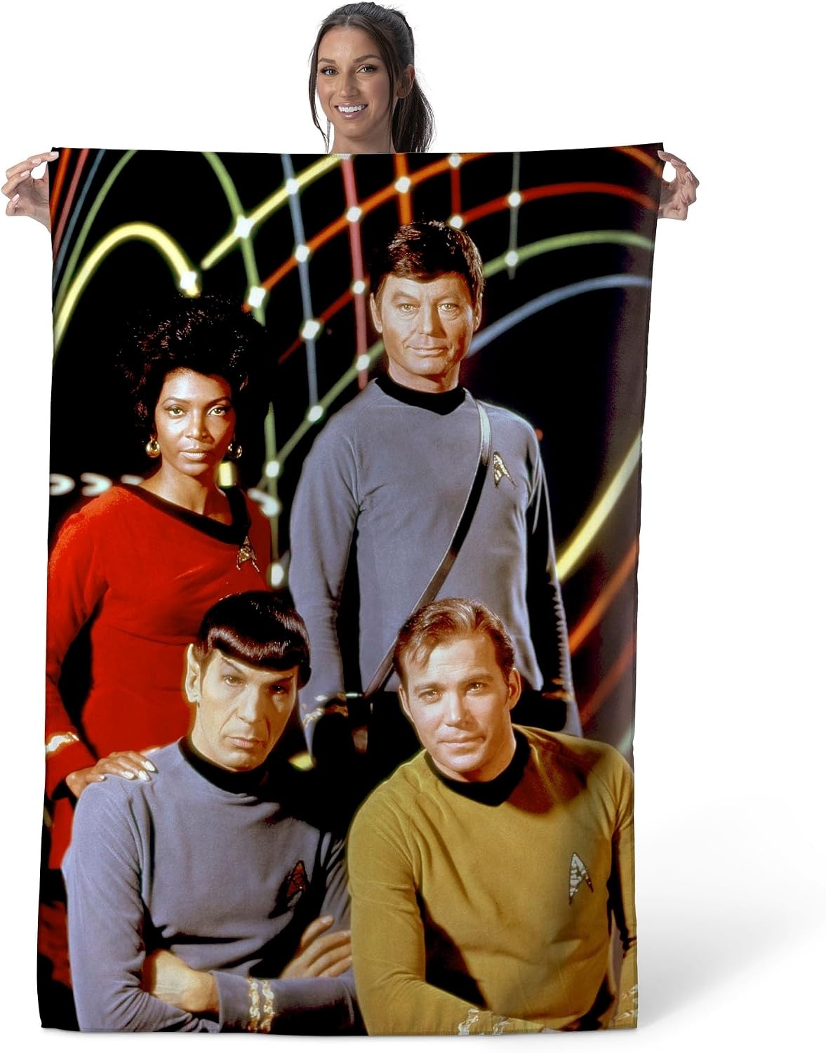 image:imageNorthwest Bluey Happy Explorers Wall Hanging Tapestry Nursery Playroom Decor Lightweight Washable Fade Resistant 40x57 inchesStar Trek Original Series